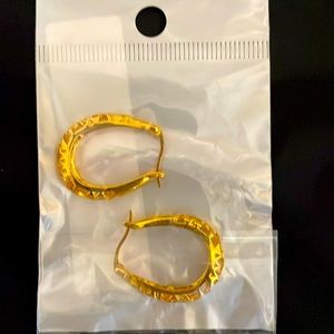 3/$12 Fashion Jewels Golden Earrings